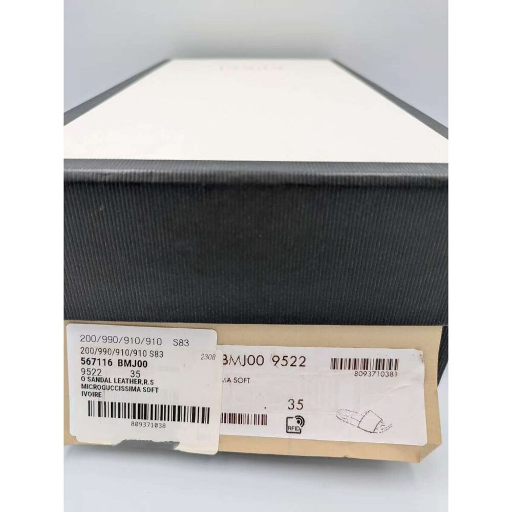 Gucci Signature GG Microguccissima Soft Slides Ivory EU35 567116 - Picture 11 of 12
